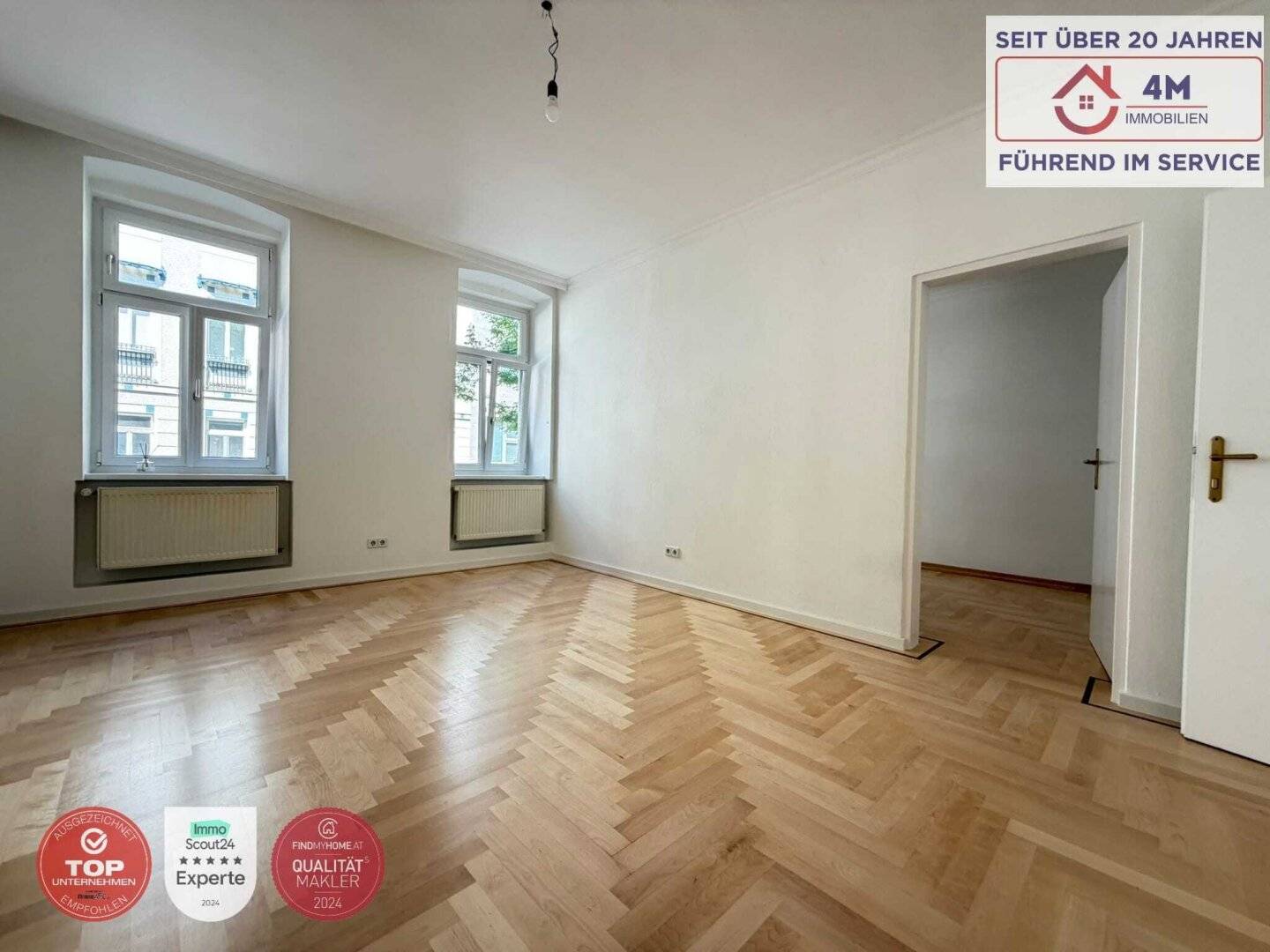 Frisch renovierte 3-Zimmer-Altbauwohnung sofort bezugsbereit – Ihr neues Zuhause in 1150 Wien!
