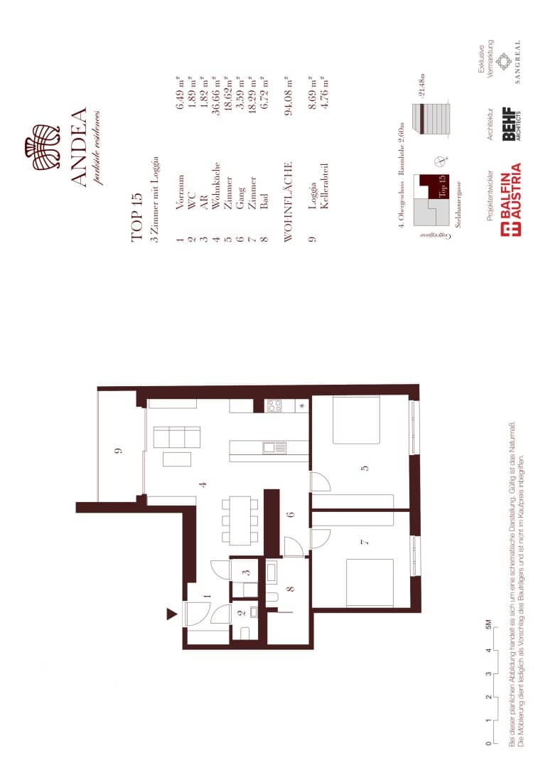 Eleganter Altbau mit großzügiger Loggia und hochwertiger Ausstattung | ANDEA – Parkside Residences