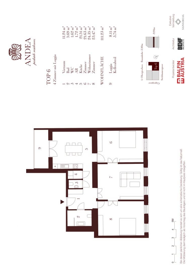 Großzügige Familienwohnung mit Loggia | ANDEA Parkside Residences