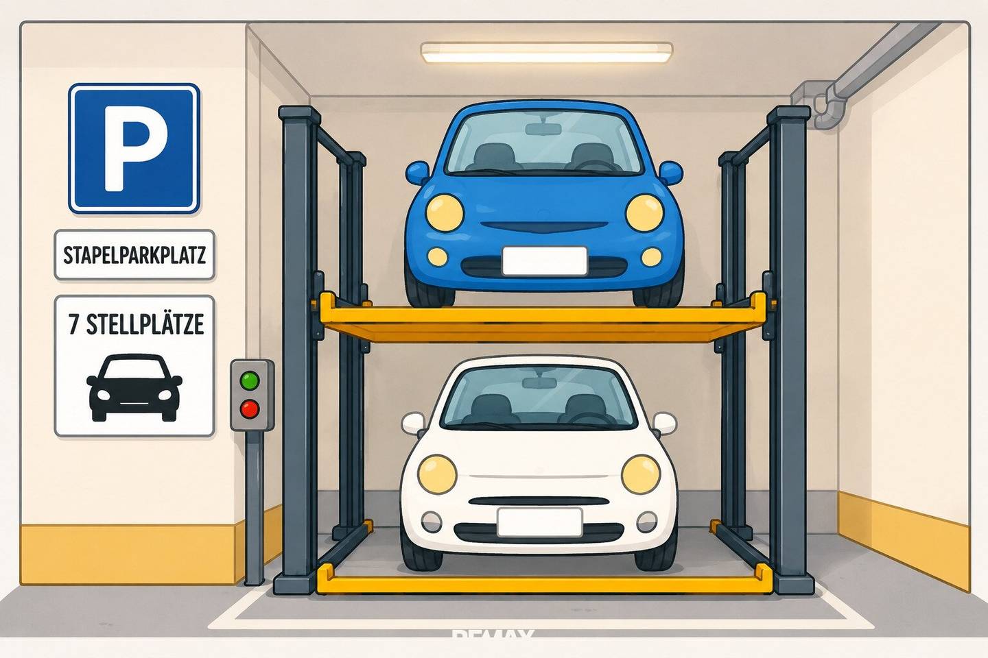 7 parking spaces : An investment!