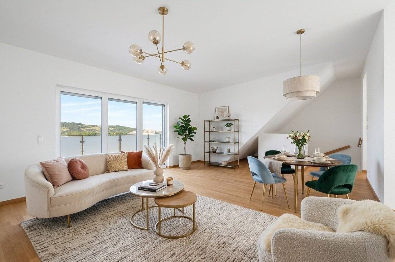 Ein Zuhause zwischen Stift und Weinbergen 133 m² Maisonette mit außergewöhnlichen Freiflächen und Weitblick