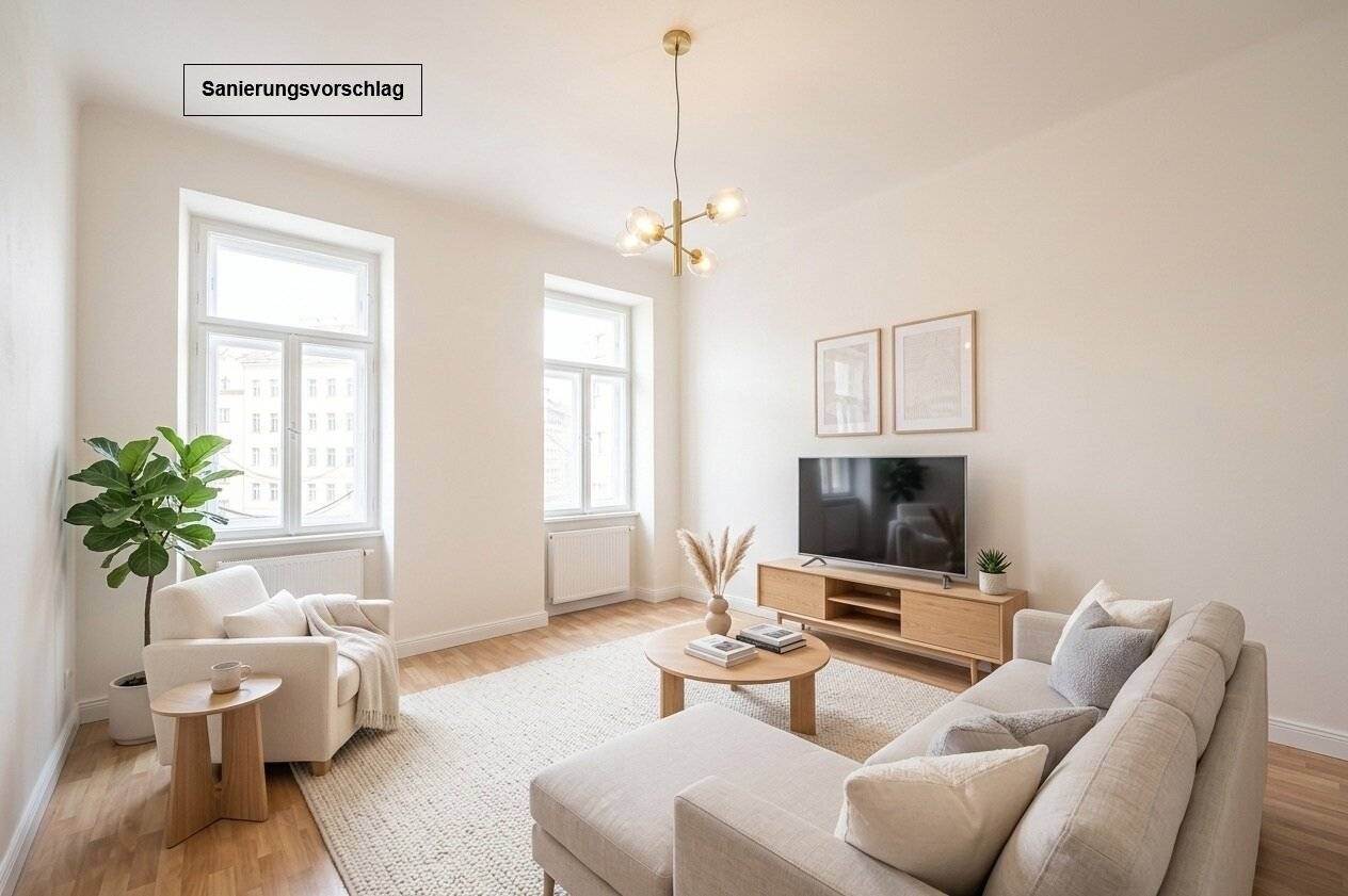++NEU++ Sanierungsbedürftige 2-Zimmer Altbauwohnung in toller Lage!