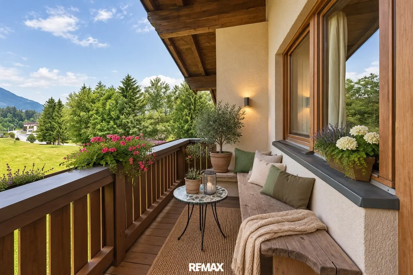 KI-Visualisierung - Balkon