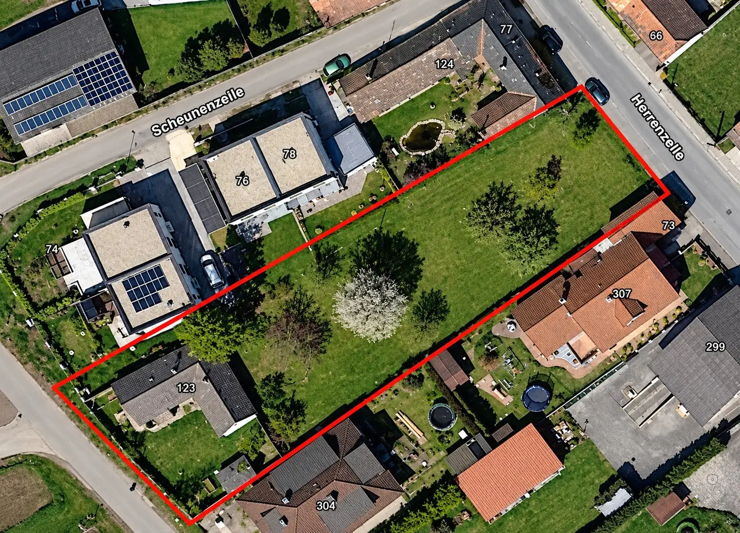 Baugenehmigtes Bauträger-Grundstück nahe A5 | 12 Wohnungen in 3 Häusern | Aufgeschlossen | 30 Minuten zur Stadtgrenze Wien