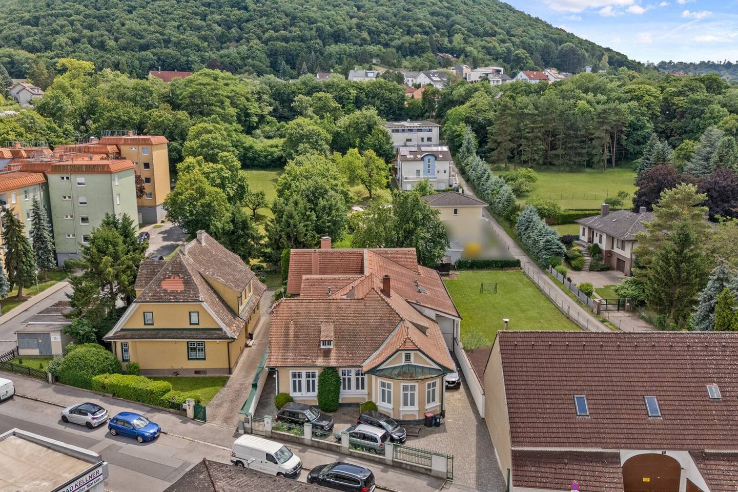Großes Anwesen mit Schwimmteich und Burgblick – eine grüne Oase im Herzen von Hainburg