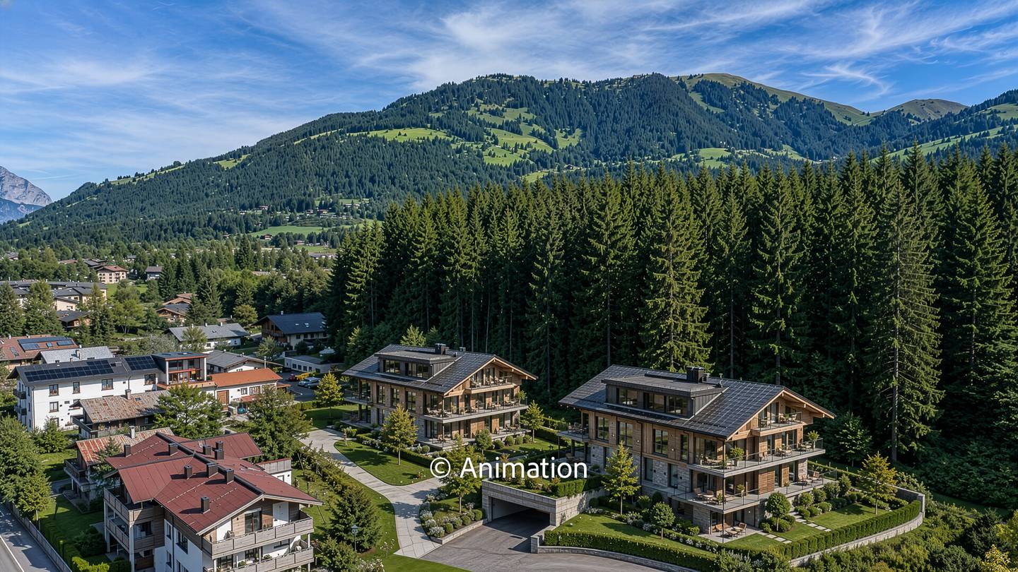 Neubauwohnung auf Entwicklungsgrundstück mit Kaiserblick