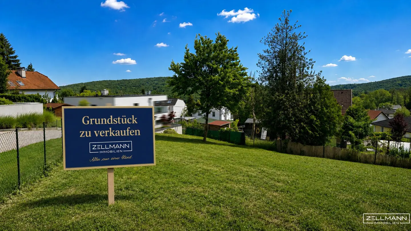 RARITÄT | Exklusives Baugrundstück in absoluter Ruhelage | Grenze zum 19. Bezirk | inkl. genehmigtem Einreichplan | ZELLMANN IMMOBILIEN