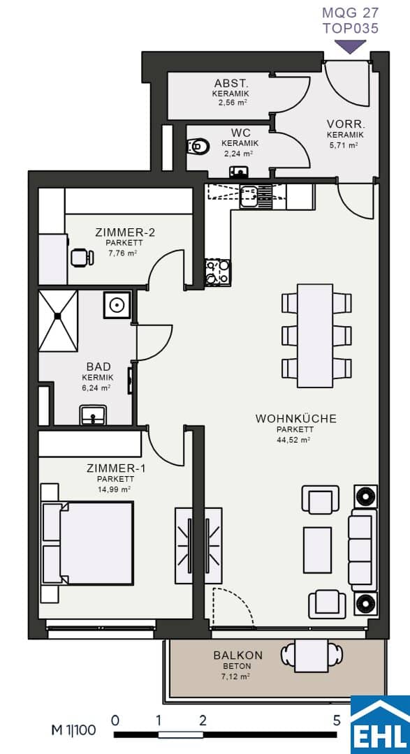 Stylish living near Messe Graz – new build apartments with character