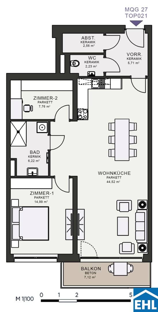 Urban Living in the Messequadrant – modern design meets top location in Graz