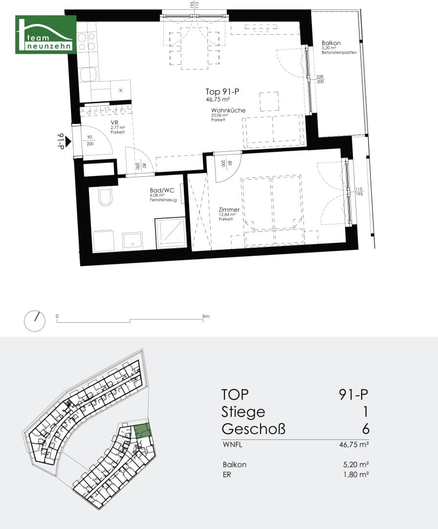 Living enjoyment near the Danube - Compact 2-room apartment with balcony - available from 01.11.2026
