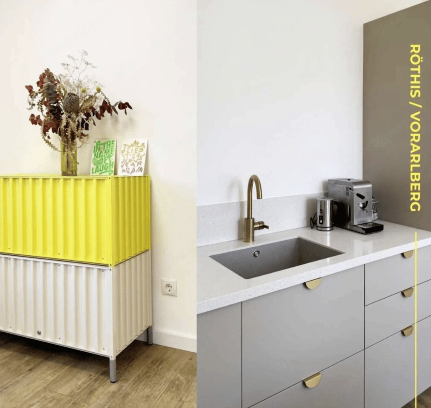 Fixed desk with shared kitchen bright apartment