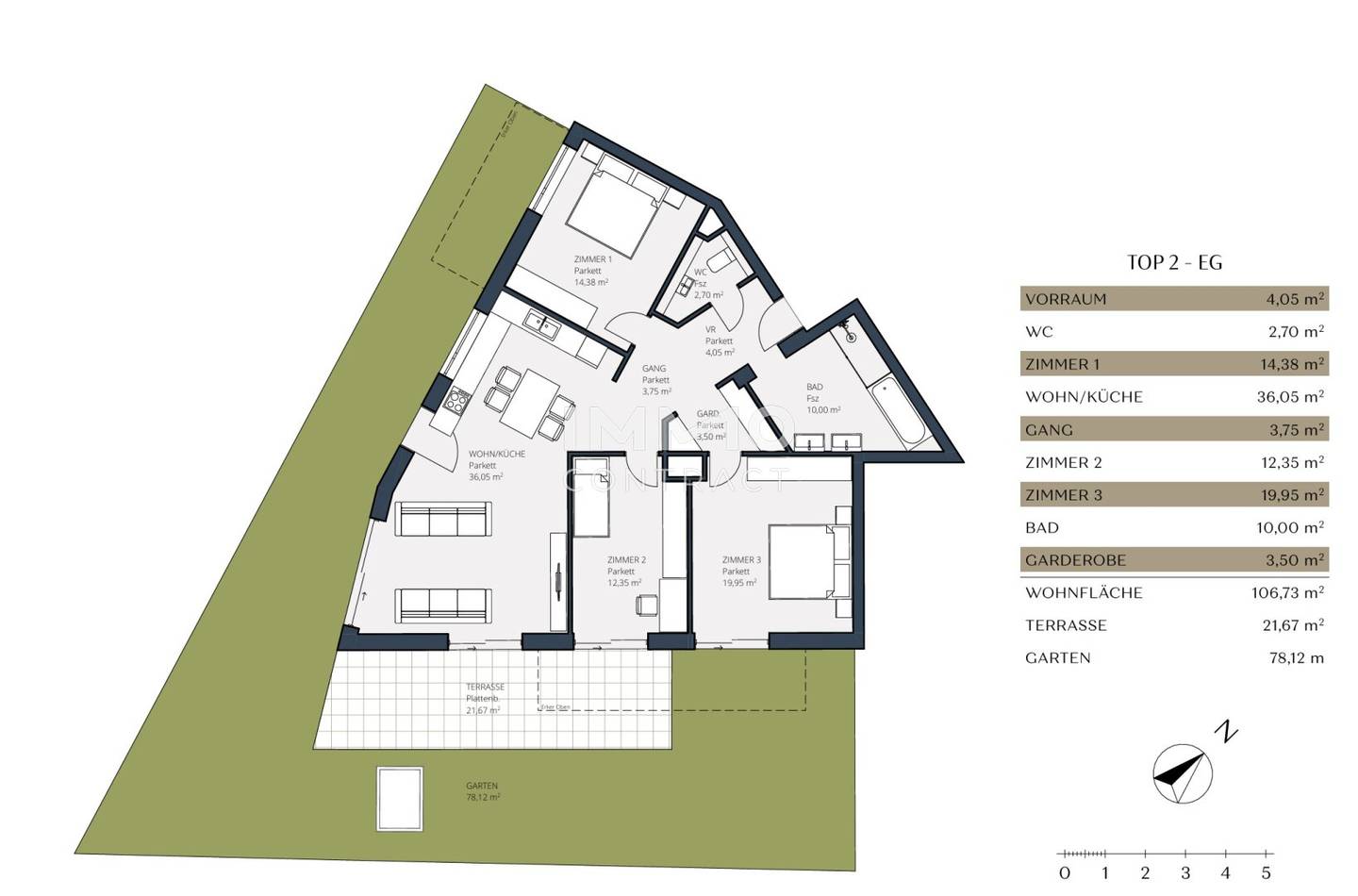 Garden dream - Spaciousness meets clear architecture