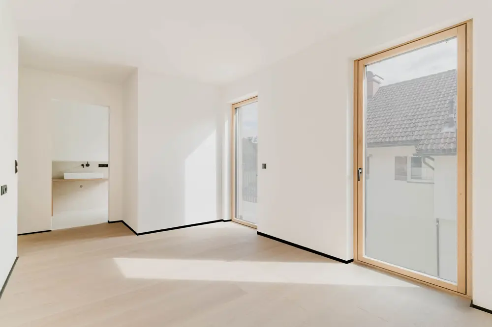 Erdgeschosswohnung with garden and pool near Leopoldskroner Weiher