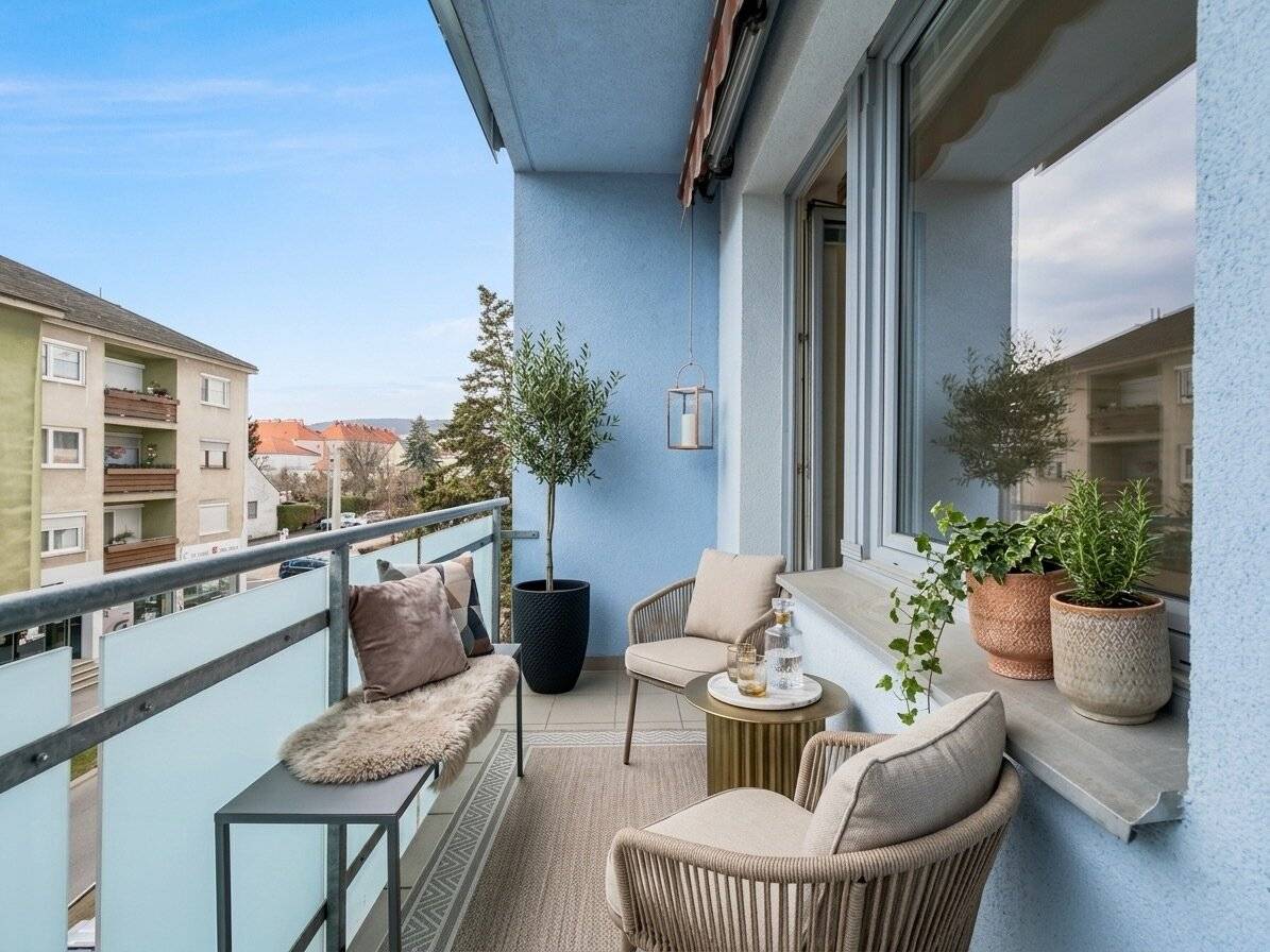 Sonne auf der Loggia, Stadt ums Eck - 2 Zimmer Wohnung mit Potenzial nähe Innenstadt