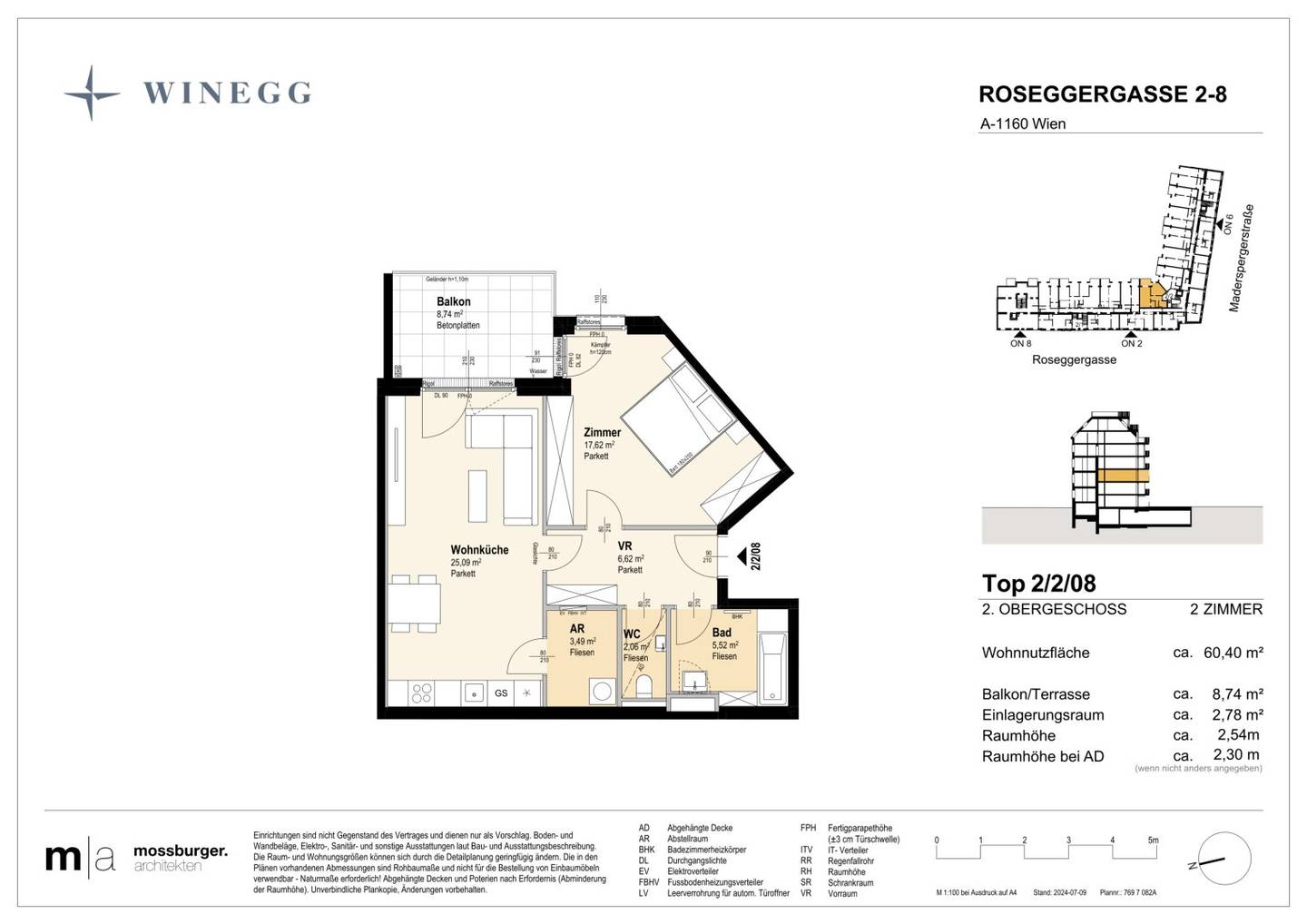 Vorsorgewohnung Erstbezug DGNB Gold Wilhelminenberg