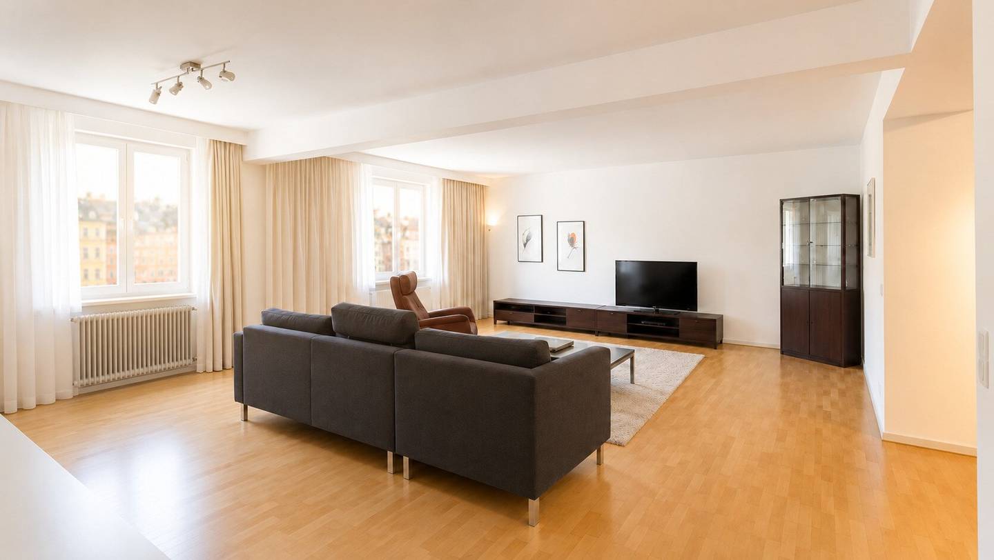 Spacious 124 m² city apartment | 3 rooms, optional 4 rooms