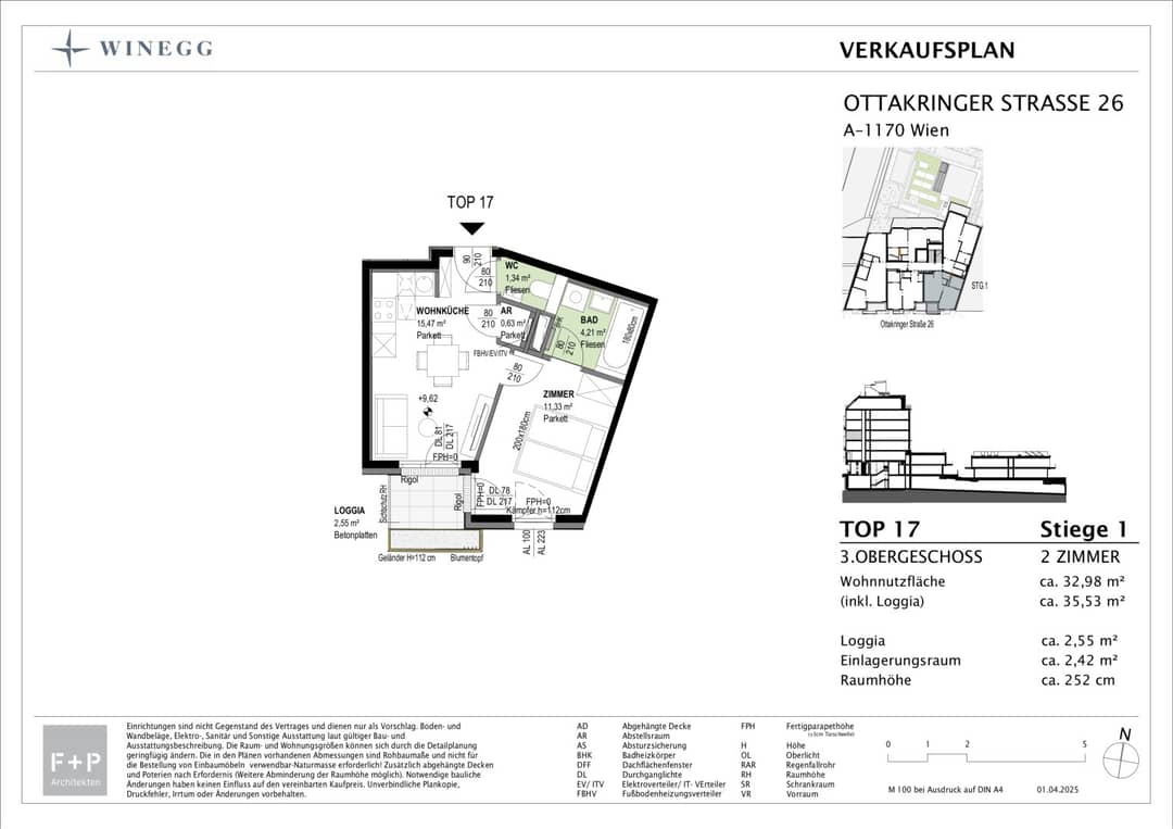 2-Room Loggia Apartment Ottakringer Str. 26
