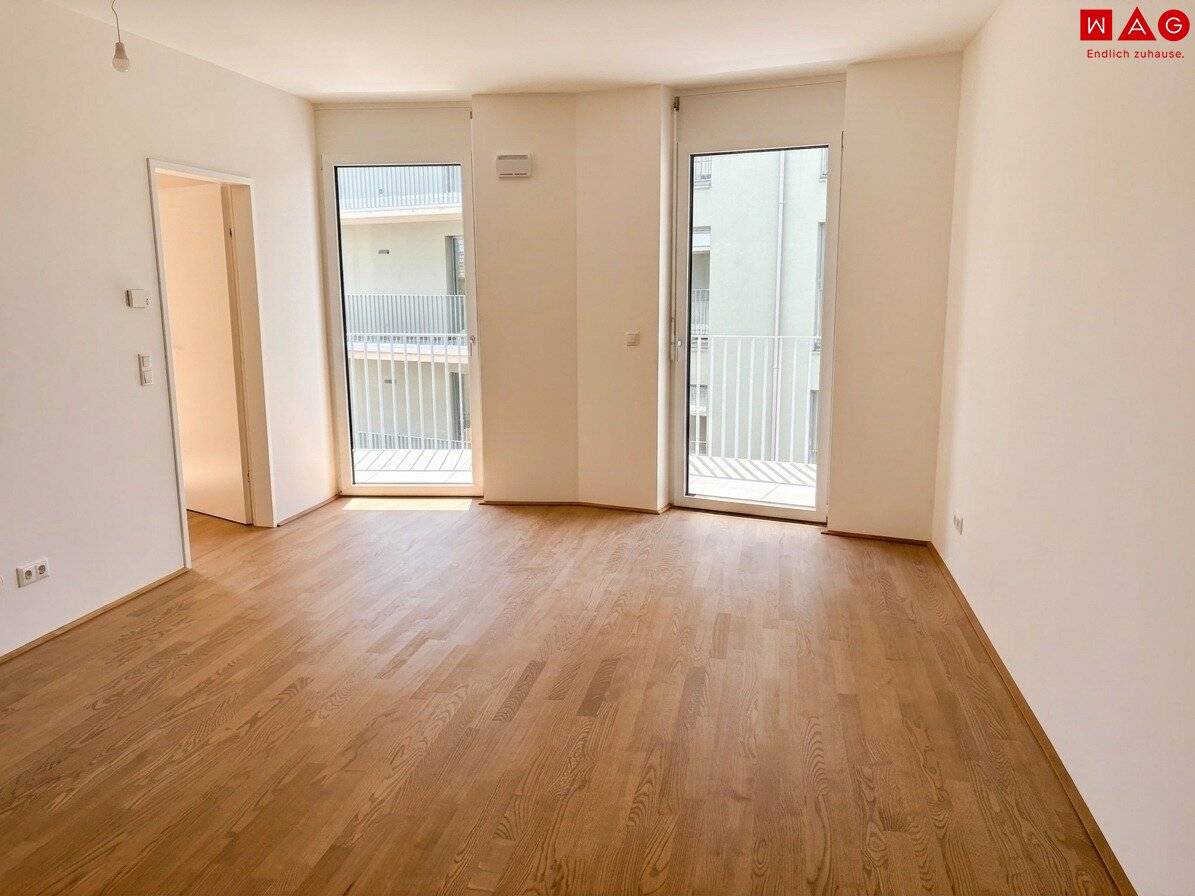 Erstbezug: Mderne 2-Zimmer-Wohnung mit großem Balkon!