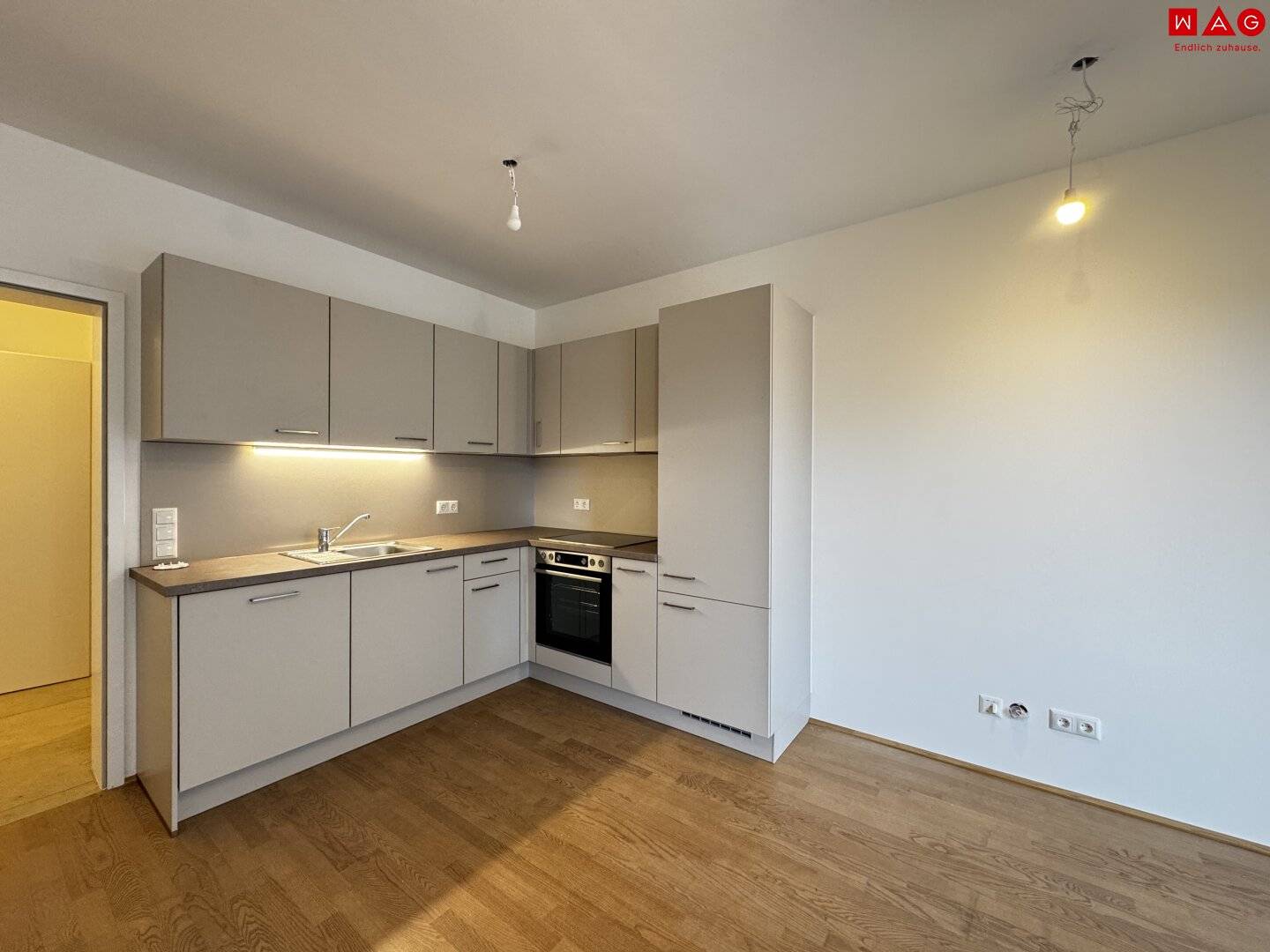 First occupancy: Modern 2-room apartment with large balcony