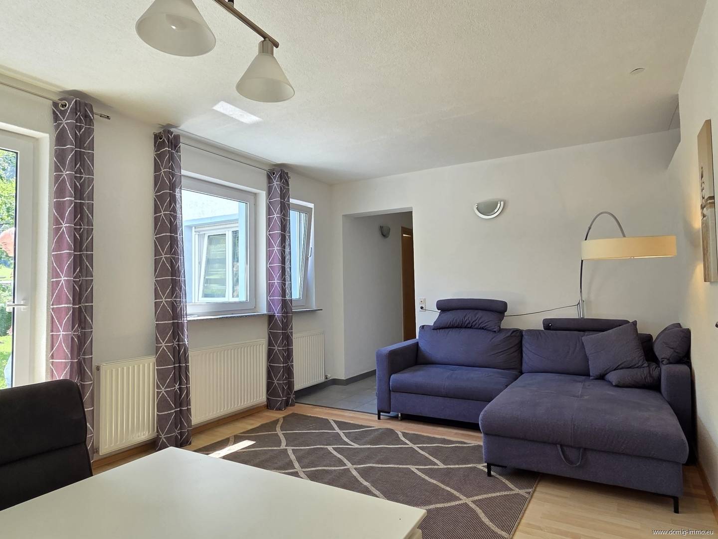 Apartment with large garden generous terrace and view