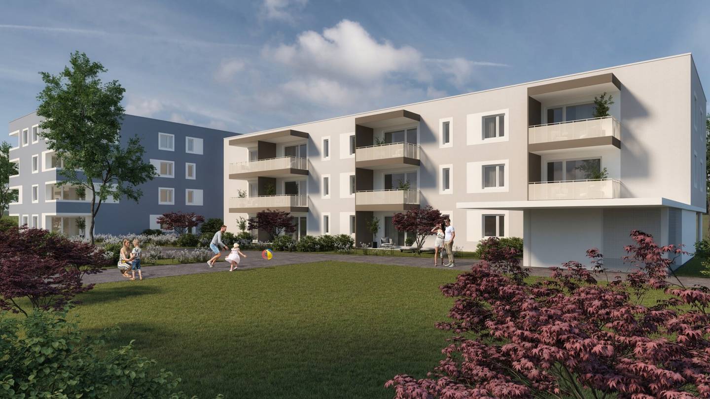 First occupancy in Kremsmünster: Central living with underfloor heating, terraces or balconies and underground garage