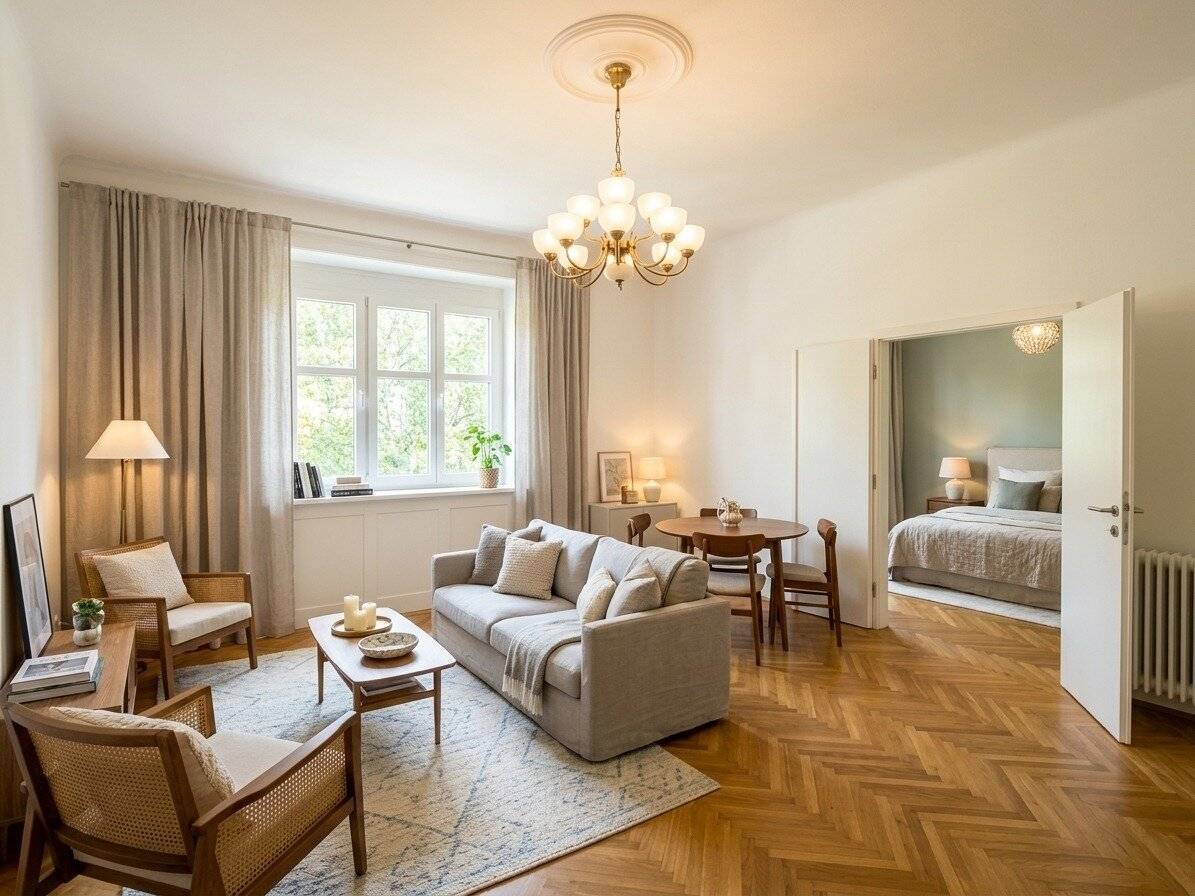 Period building dream in Hietzing! Newly renovated 2.5-room apartment!