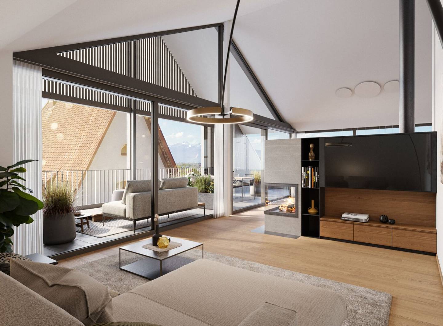 Exklusives Penthouse mit beeindruckender Aussicht in Wolfurt