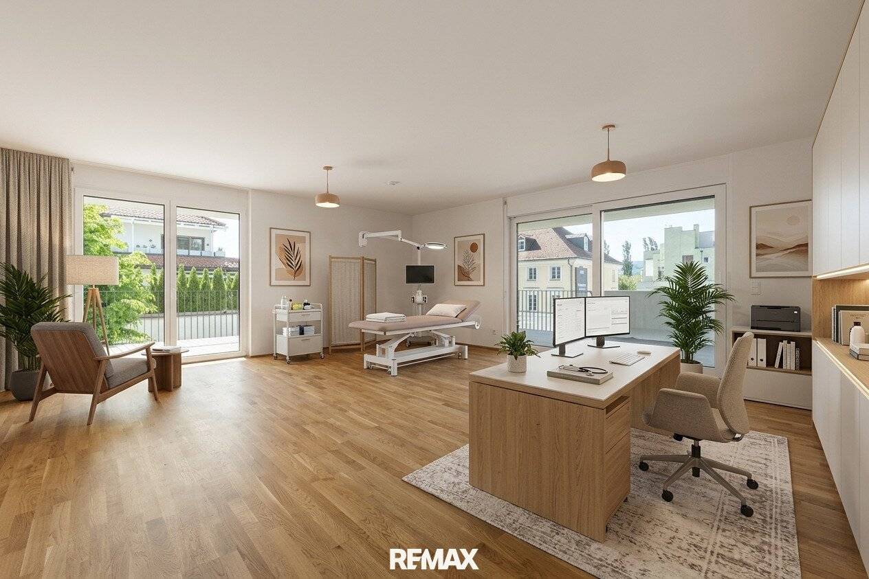 Moderne Praxisfläche nahe dem Wörthersee: Erstbezug, barrierefrei &amp; mit XL-Terrasse