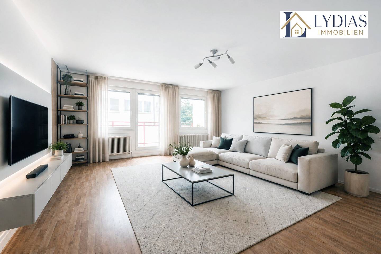 Cosy and well-maintained 3-room apartment with courtyard-facing loggia facing south, top infrastructure near U4 station