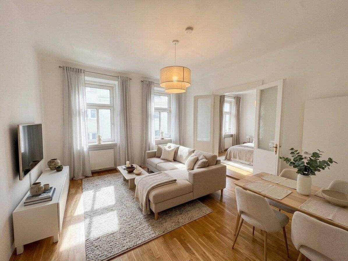 Historic flair, modern fittings! Renovated 3-room apartment!