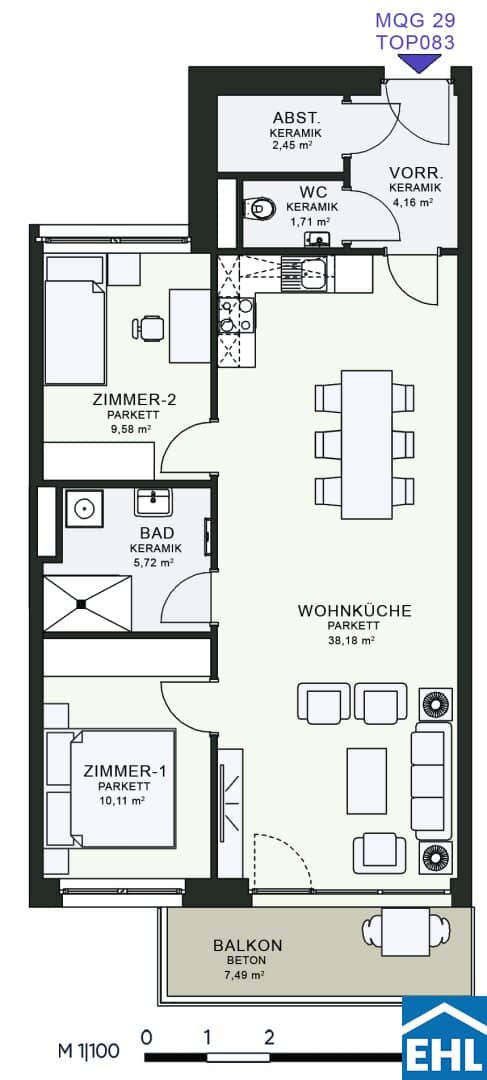 Ihr neues Zuhause im Messequadrant – modern, lebenswert, einzigartig
