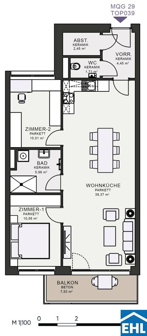 Urban living in the Messequadrant – modern design meets top location in Graz