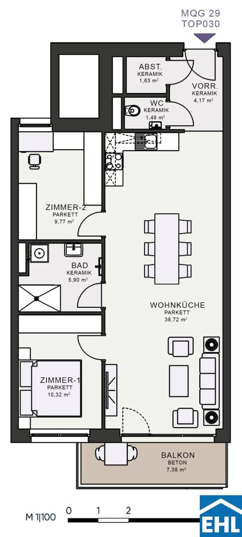 Ihr neues Zuhause im Messequadrant – modern, lebenswert, einzigartig