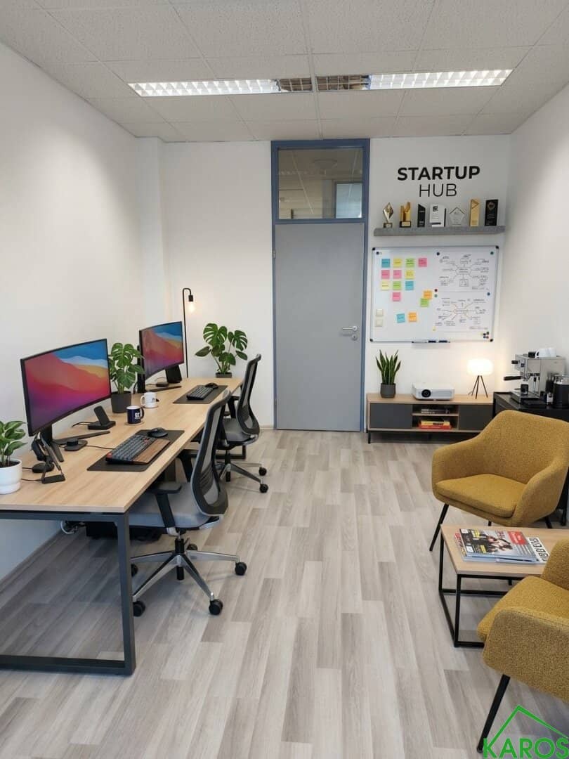 SMALL OFFICE - START UP DIRECTLY AT THE A22!