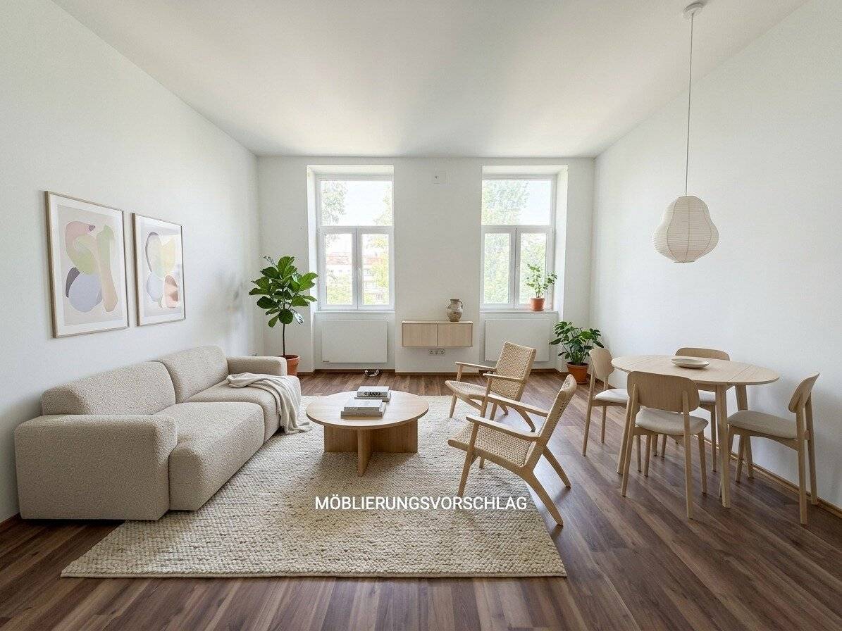 Courtyard-facing 2-room apartment | Balcony approved | Elevator coming | U3 around the corner