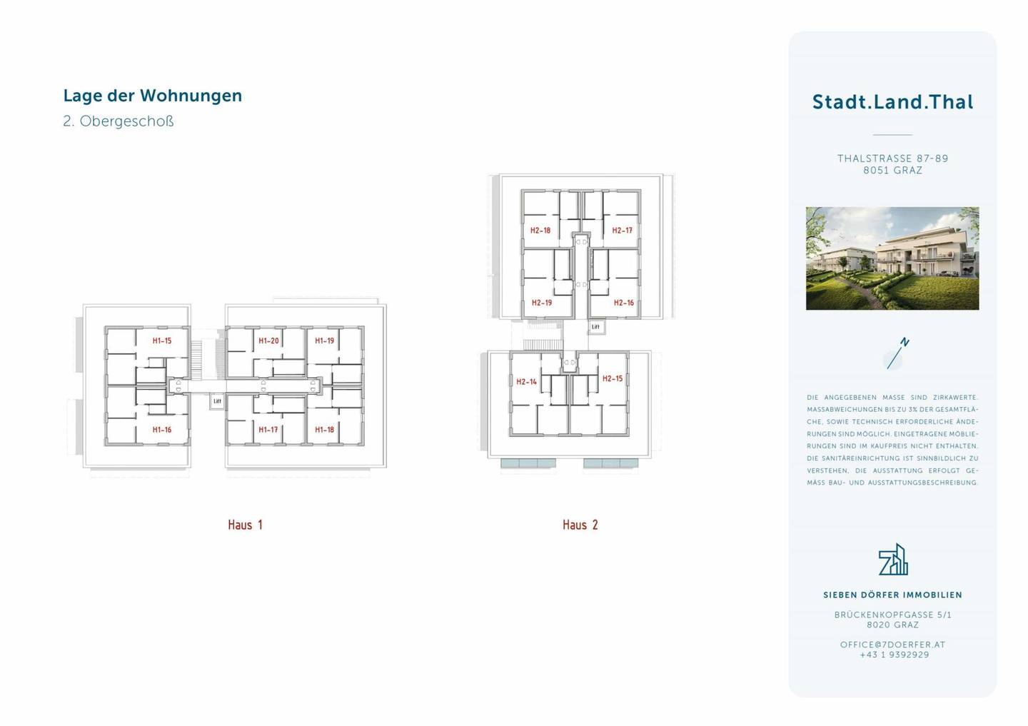 Investment apartment with two balconies and garage