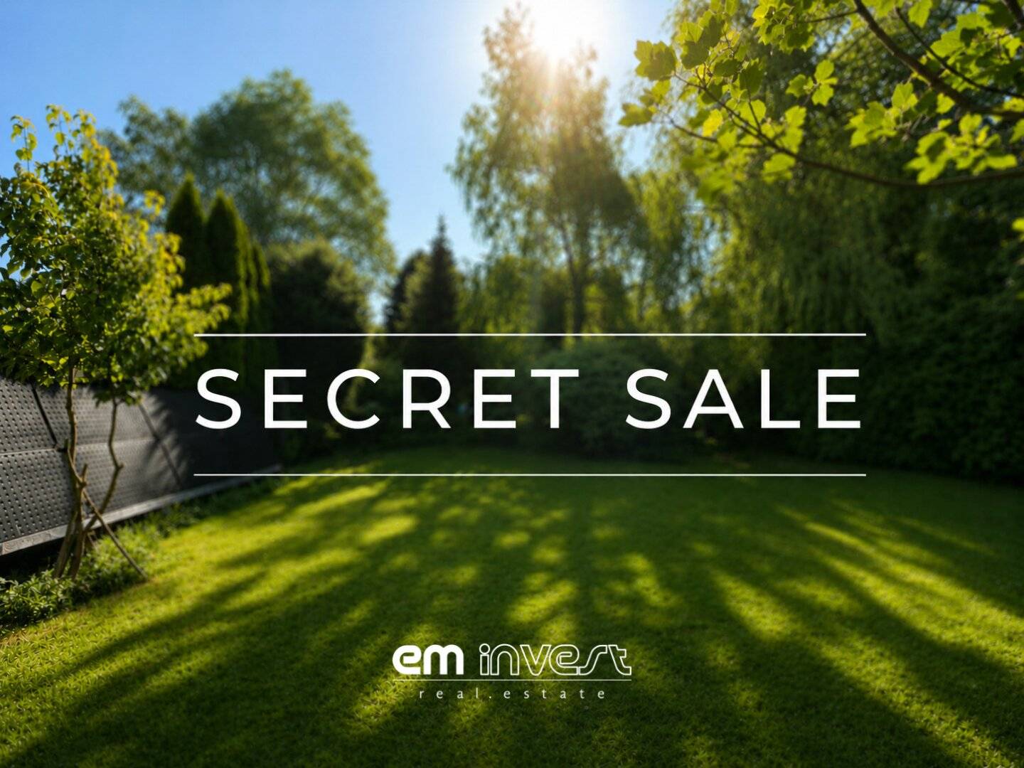 Secret Sale - Building plot in the green oasis Gneis