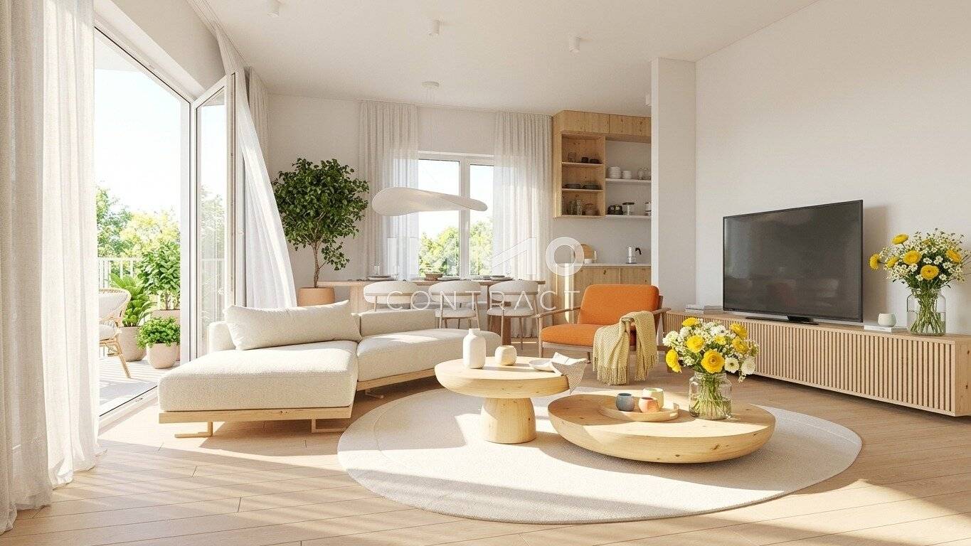 Bright and light-filled dream apartment in very beautiful location with large outdoor area