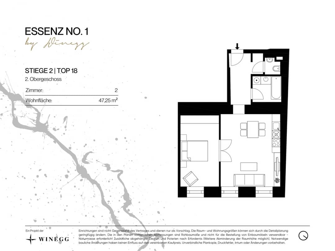 Wohnung im Herzen Margareten mit Parkett und Balkon