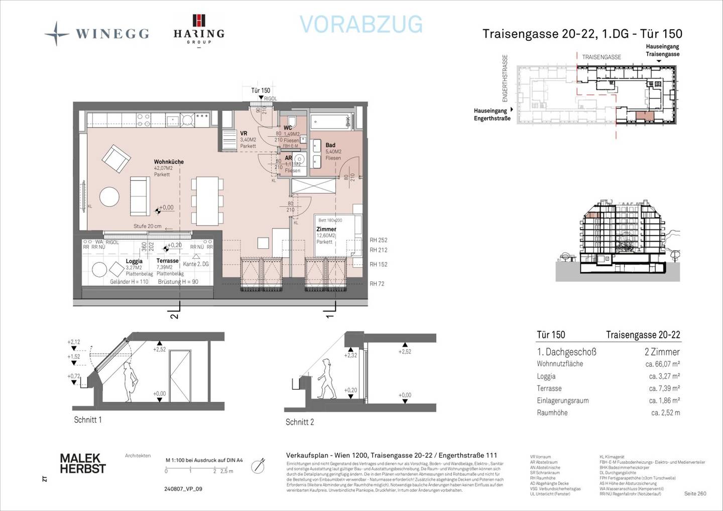 Apartment new build on the Danube riverside