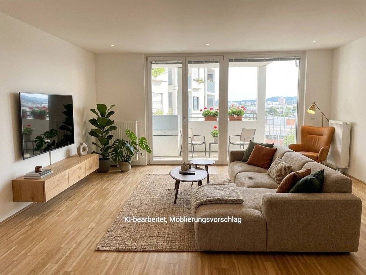 Commission-free from the owner Perfect 3-room apartment with loggia and great view near U6