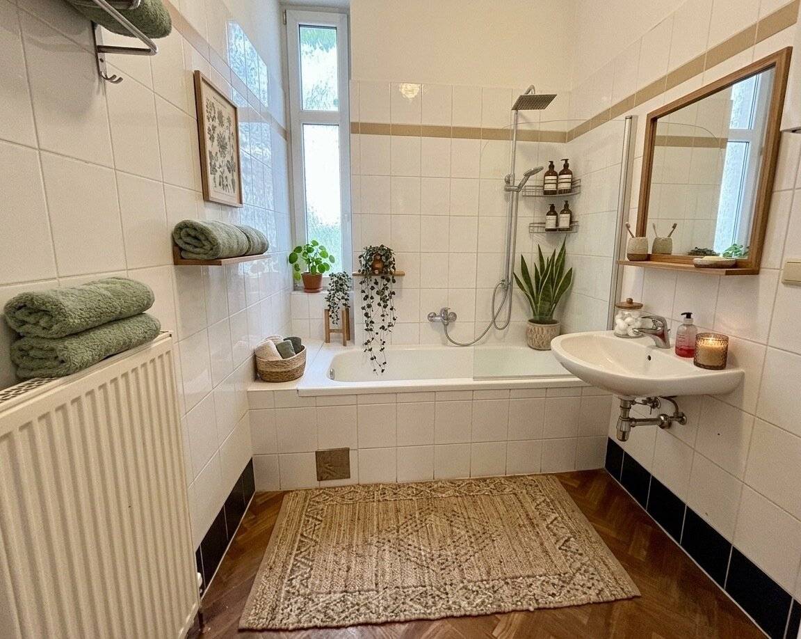 Charming old building with elevator in quiet courtyard location with top transport connections