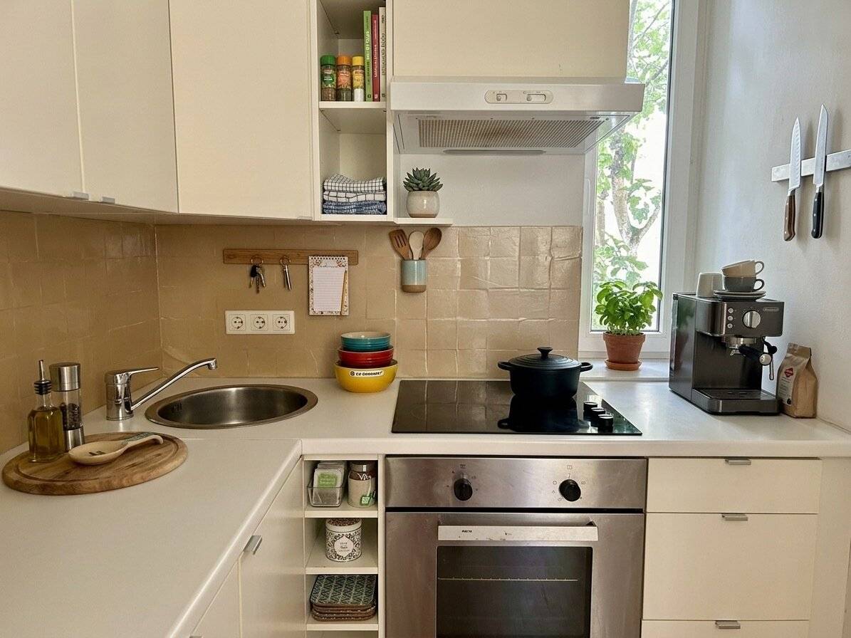 Charming old building with elevator in quiet courtyard location with top transport connections