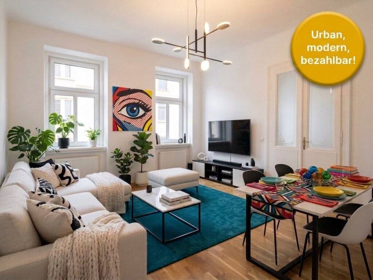 Urban, modern &amp; affordable - Your place with park view in Ottakring.