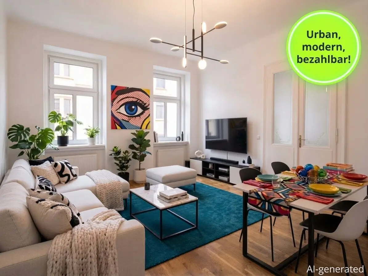 Urban, modern &amp; affordable - Your place with park view in Ottakring.