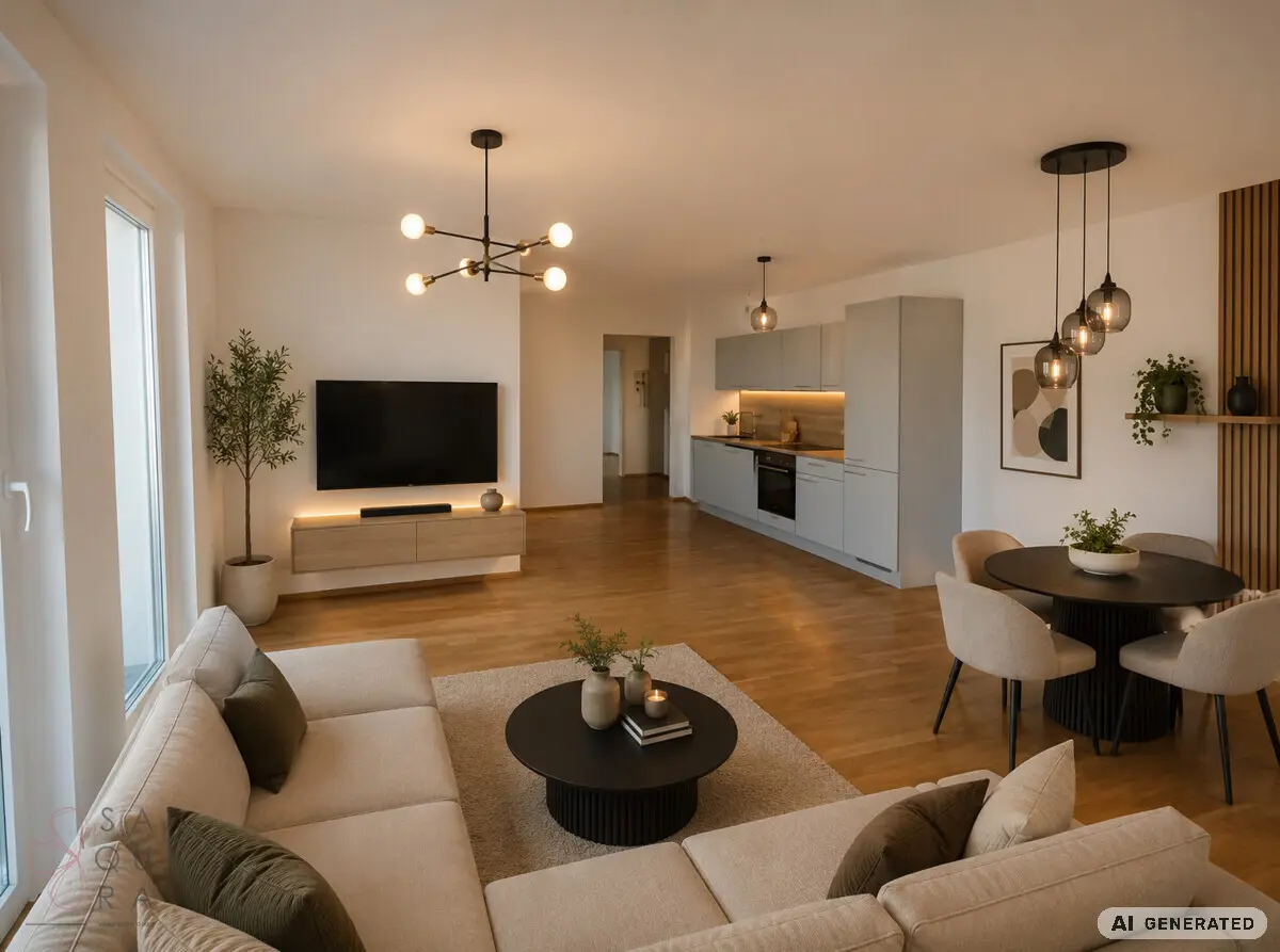 Wohnung mit großer Terrasse und Fernblick