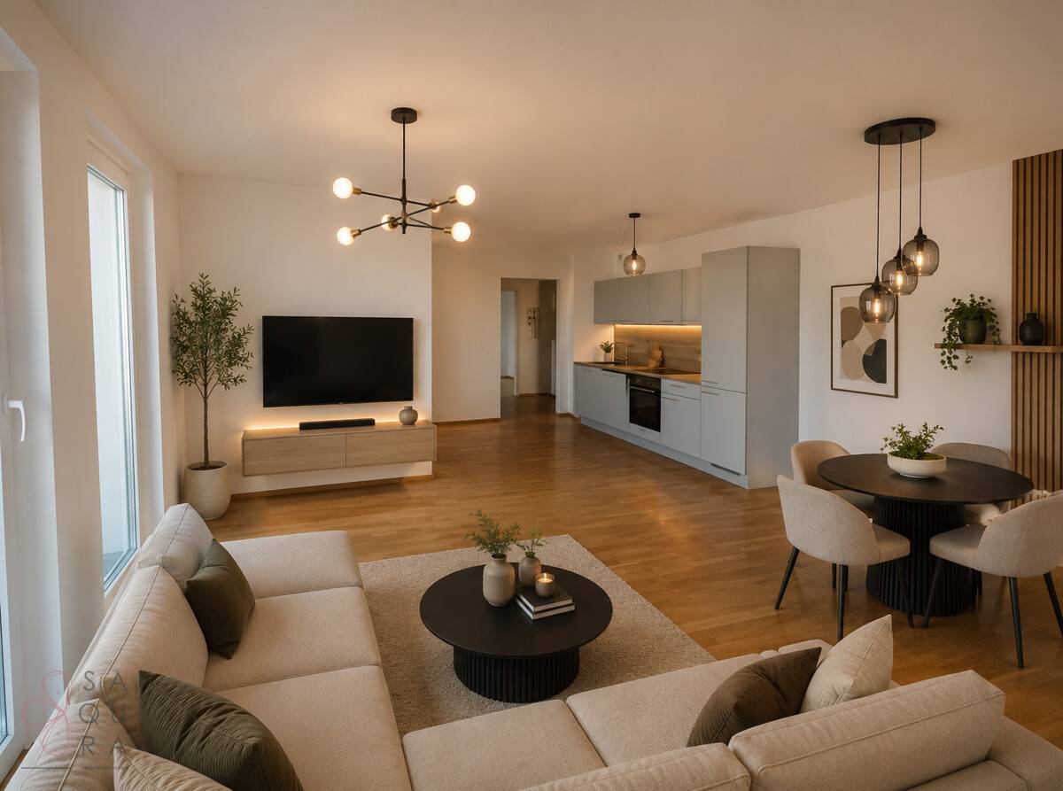 Wohnung mit großer Terrasse und Fernblick
