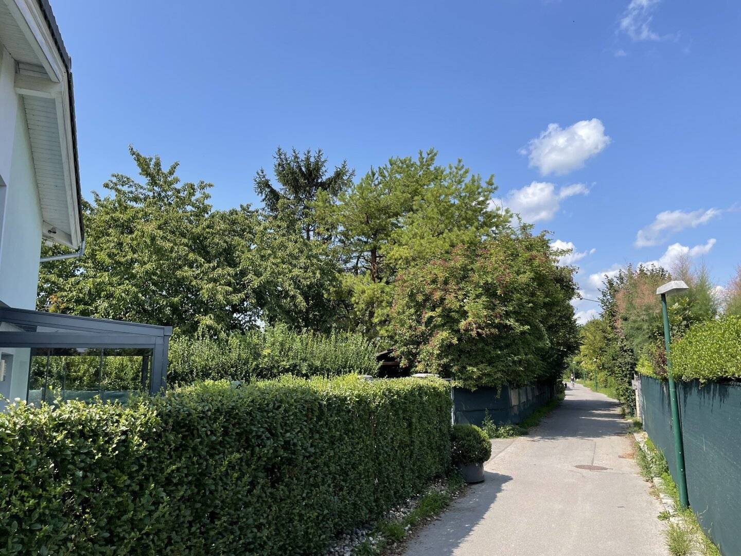 Kleingartenidyll beim Marchfelder Kanal im Eigentum