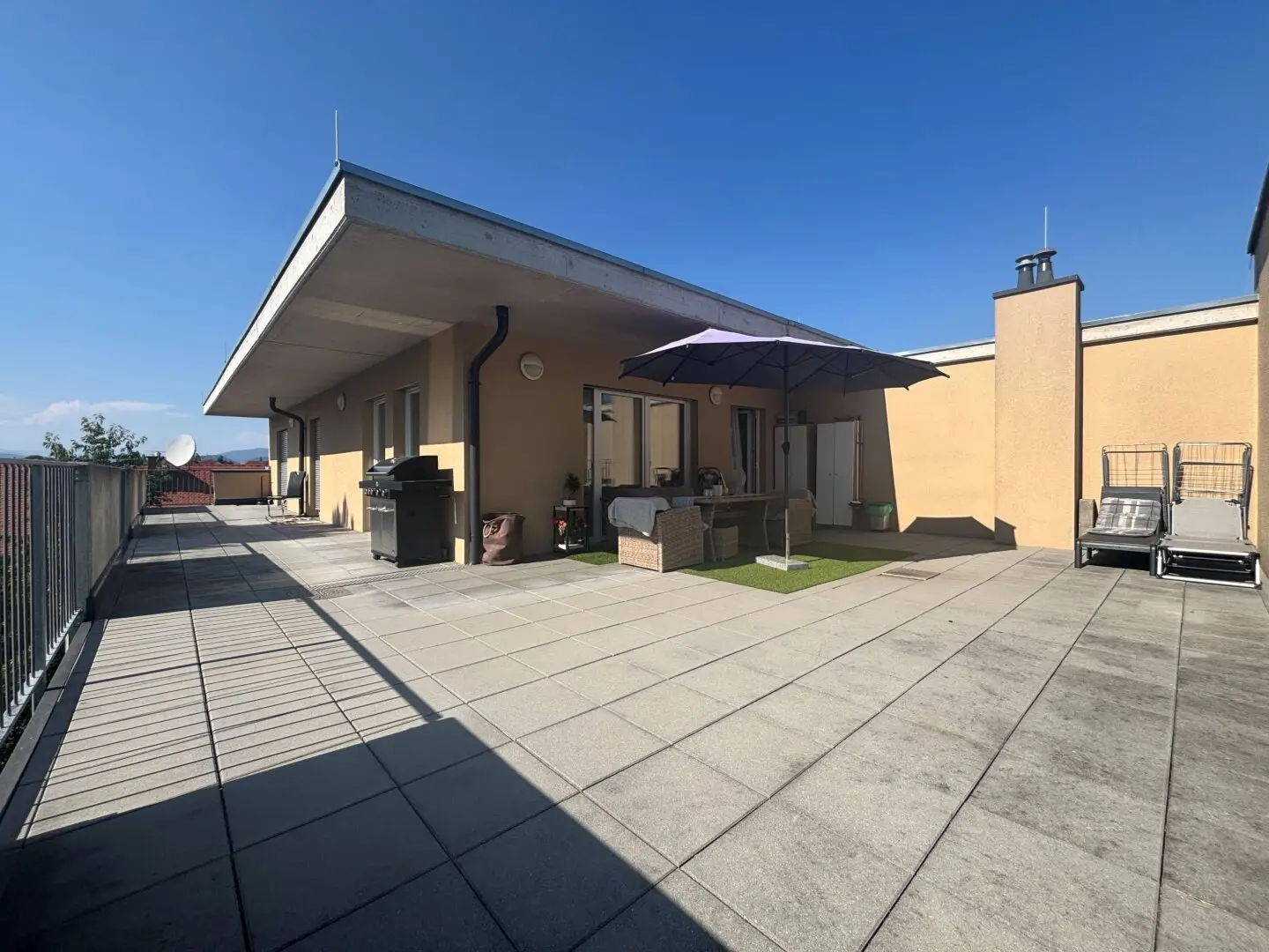 Mehr Terrasse als Wohnfläche – 4-Zimmer-Dachgeschosswohnung mit 86 m² Sonnenterrasse in Graz-Liebenau