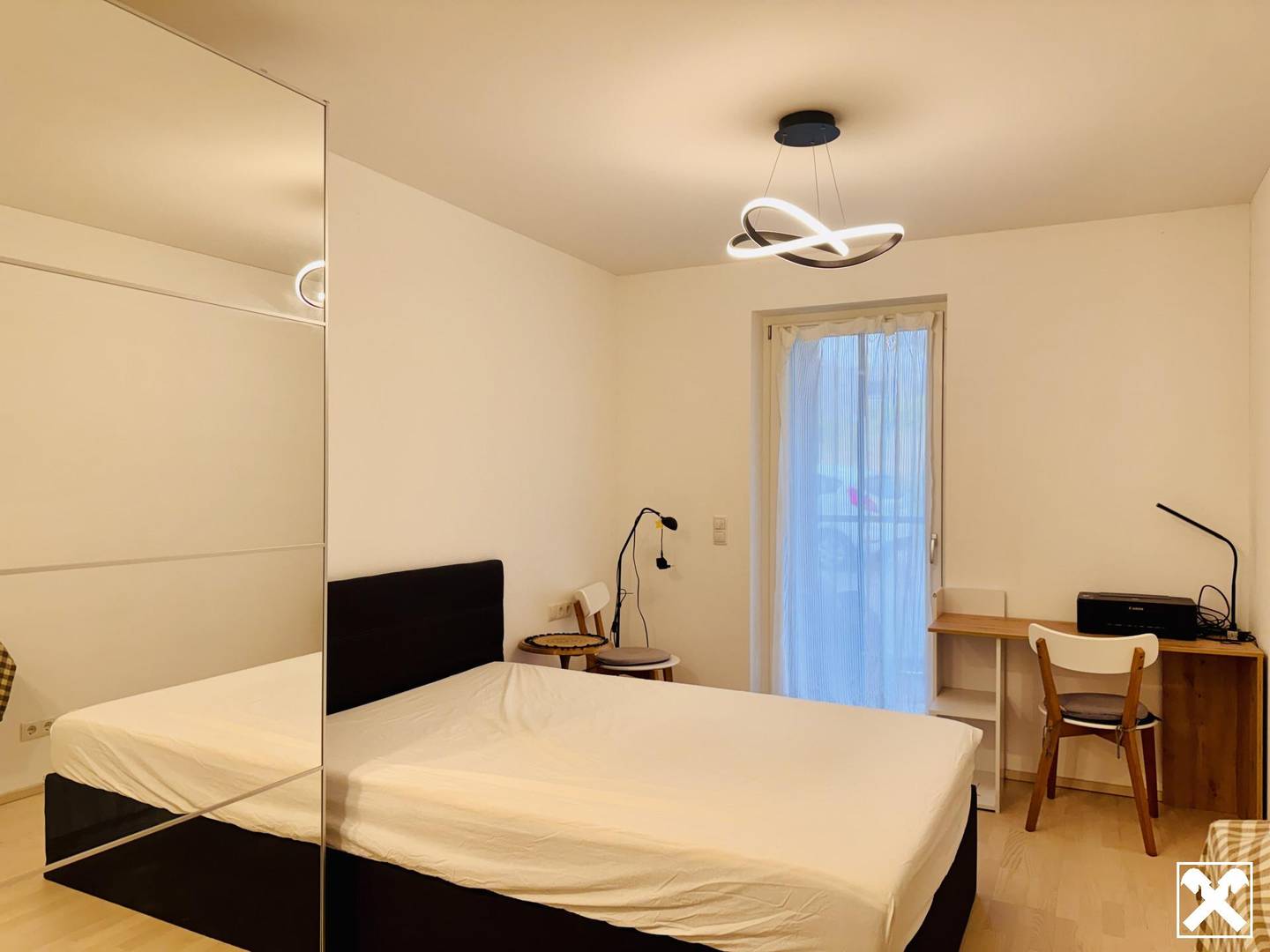 Lichtdurchflutete Wohnung mit Loggia und Grünblick